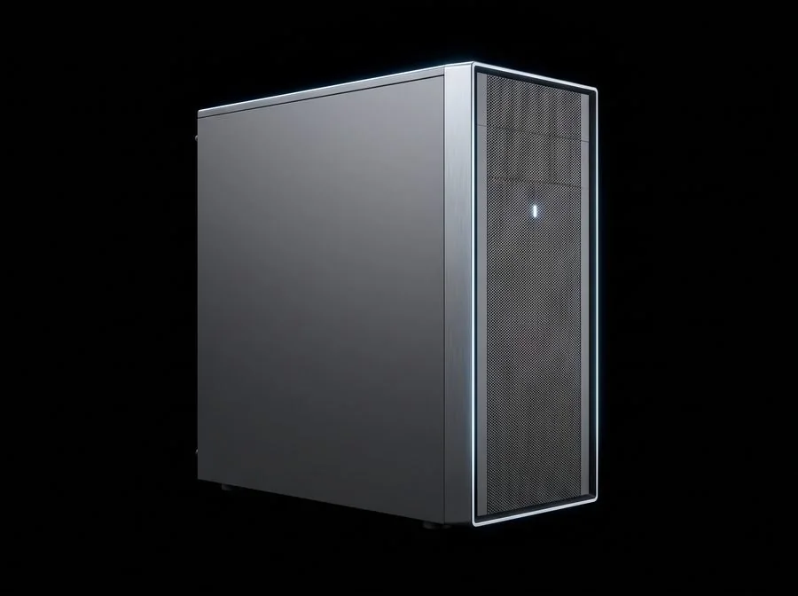 Computador em manutenção na bancada da TechJá